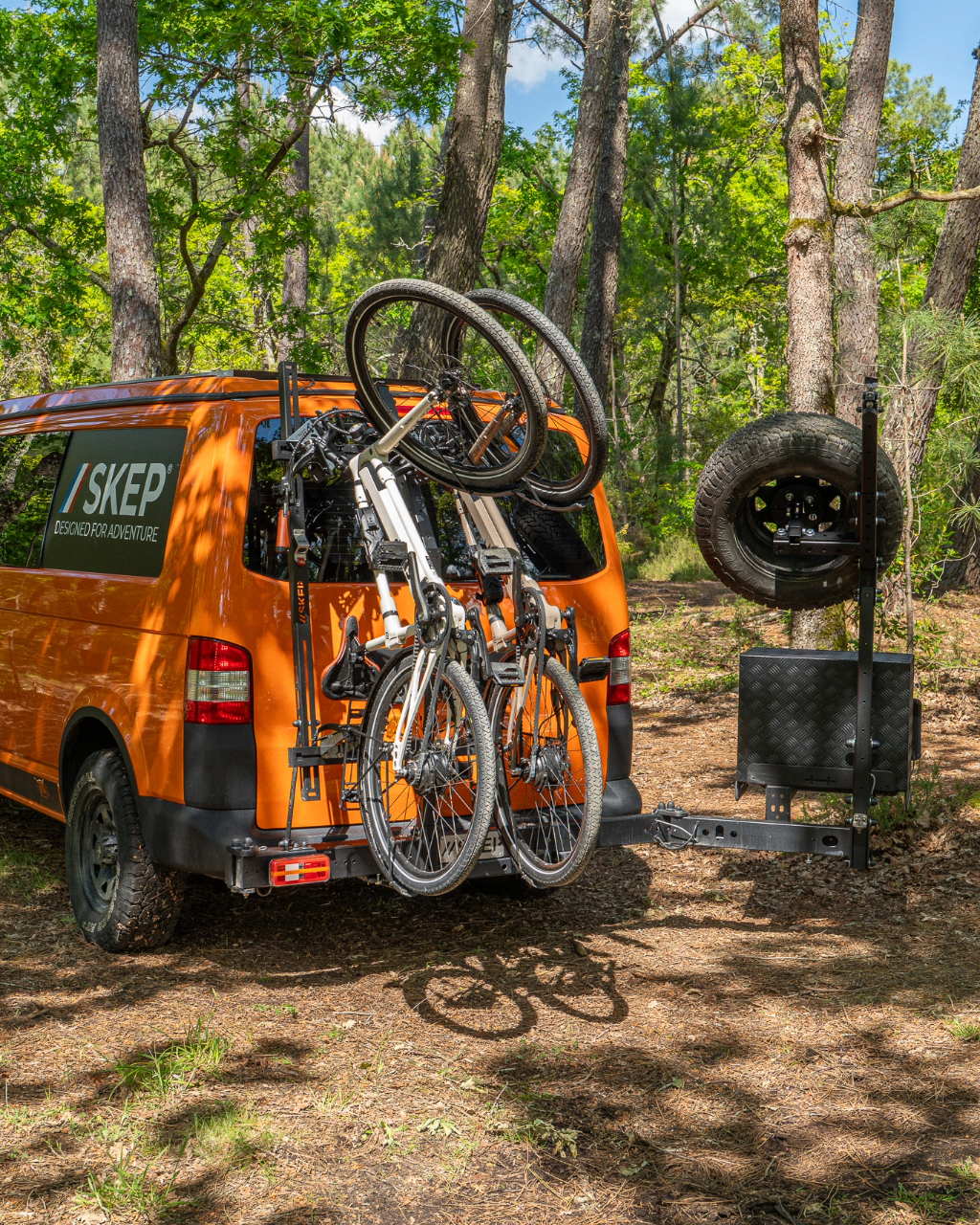 Modular Thule Bike Rack Vw T6 SpaceRack Full Length Roof Rack